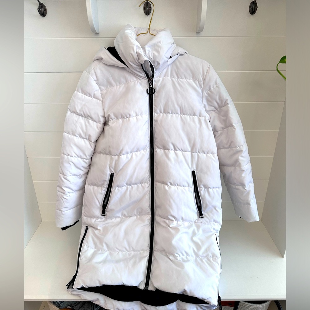 Karl Lagerfeld Paris White winter coat